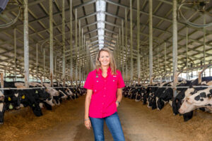 Jan Henderson, CEO and farm manager of Alliance Dairies in Trenton