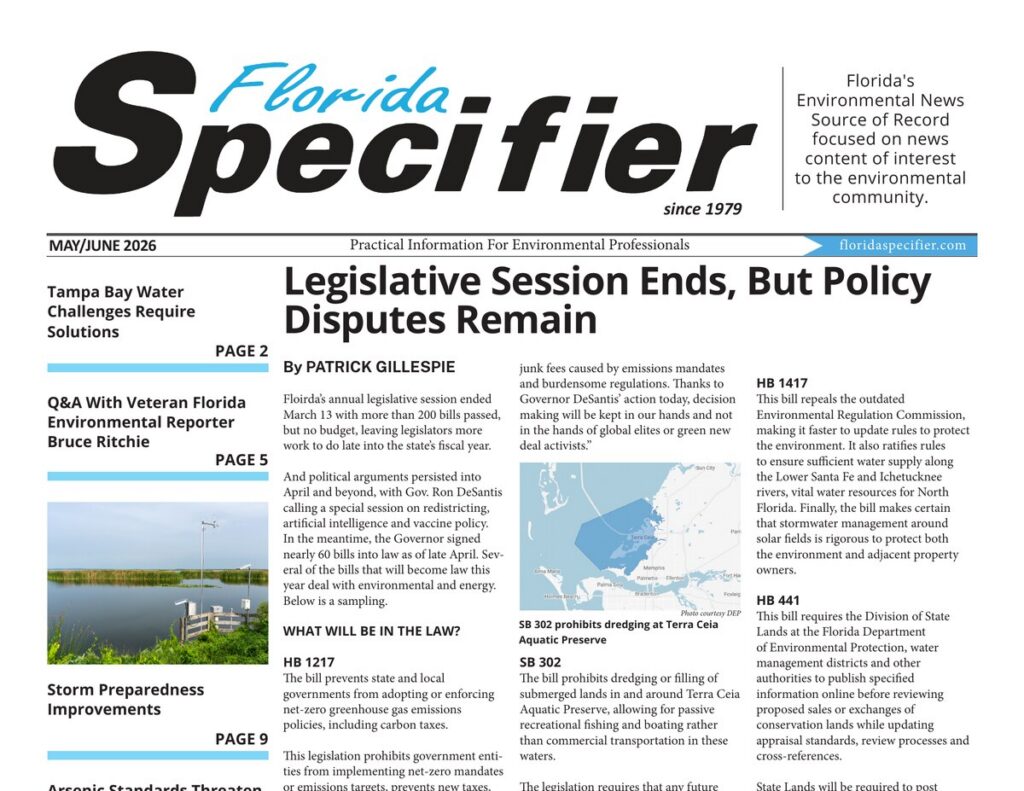 May/June 2026 Florida Specifier front page